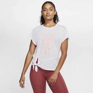 Top Nike Dri-FIT Maneca Scurta Training Dama Albi Roz | VJCH-34206